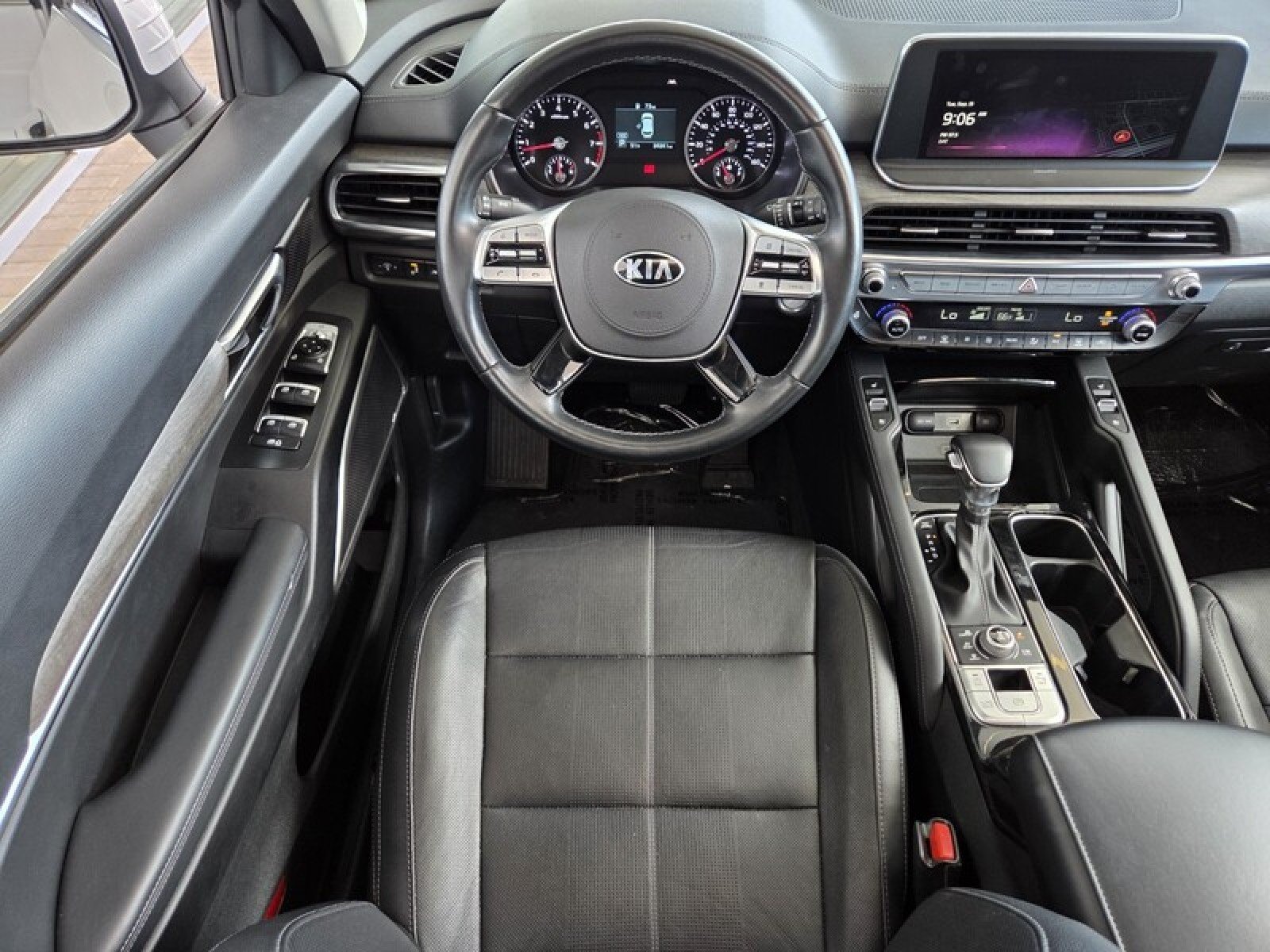 Used 2021 Glacial White Pearl Kia EX image 16