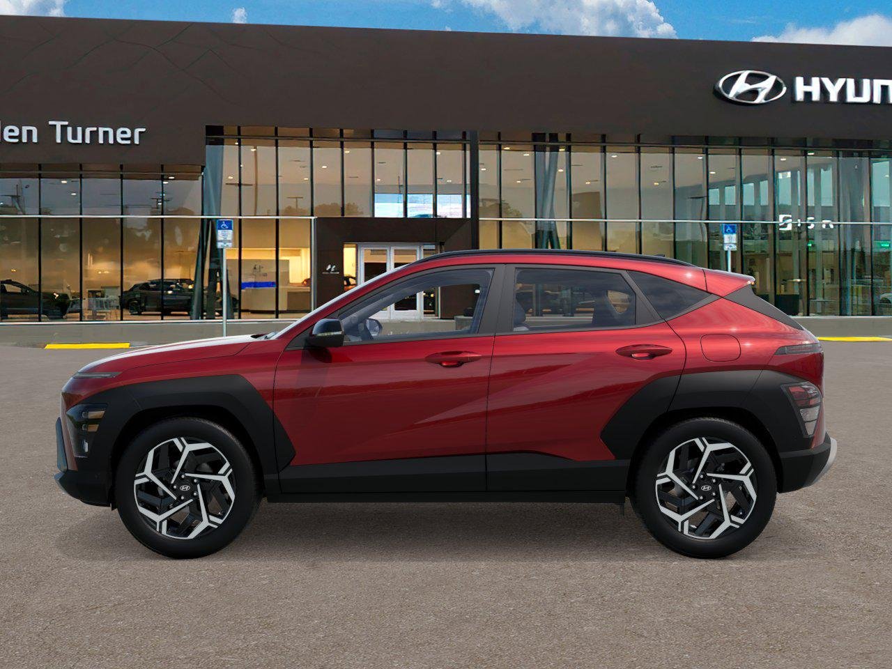 New 2027 Ultimate Red Metallic Hyundai SEL Premium FWD image 3