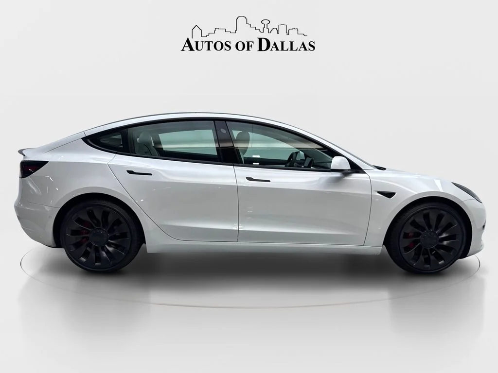 Used 2021 White Tesla Performance image 10