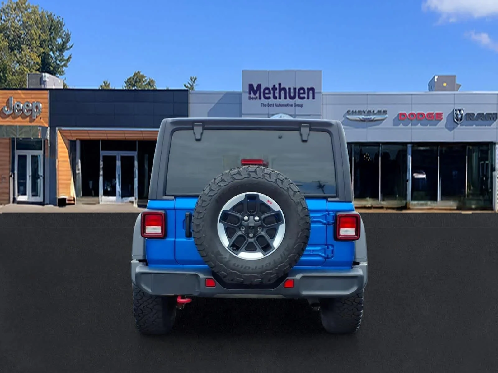 Used 2021 Hydro Blue Pearlcoat Jeep Unlimited Rubicon image 4