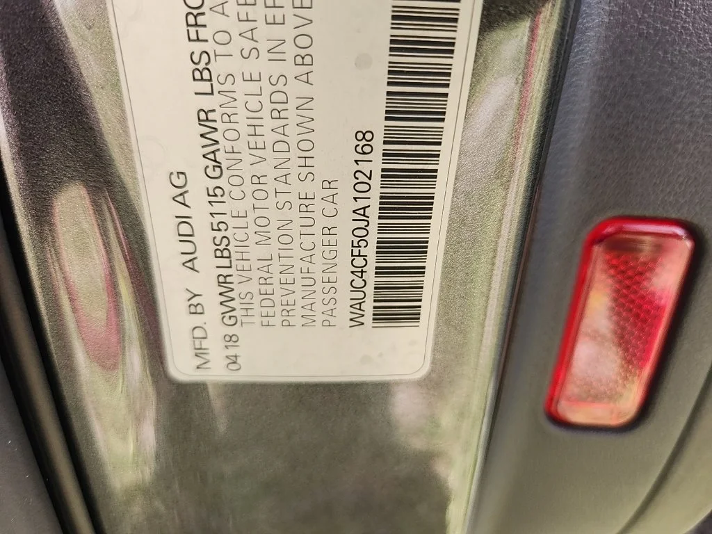 Used 2018 Daytona Gray Pearl Effect Audi Prestige image 8