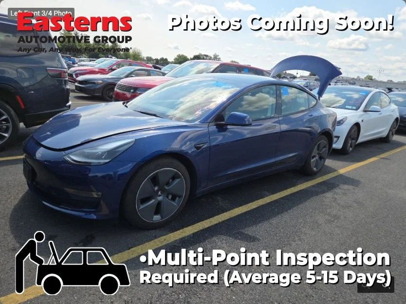 Used 2022 Blue Tesla Long Range image 1