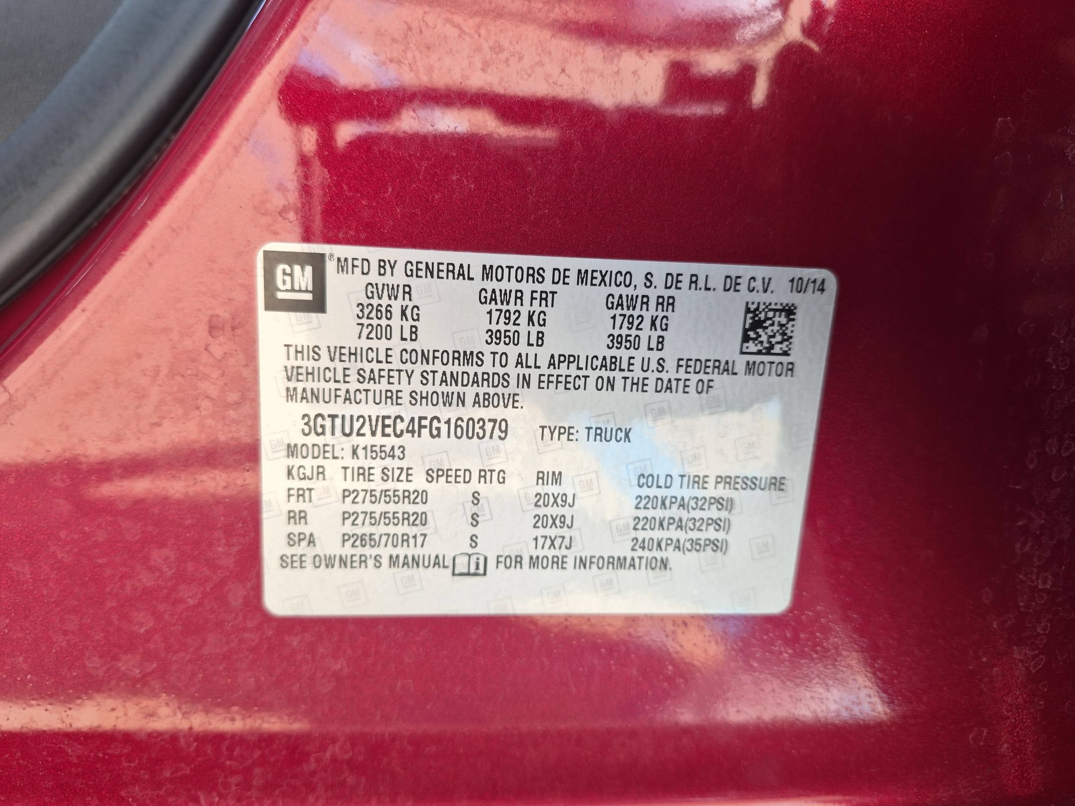 Used 2015 Sonoma Red Metallic GMC SLT 4WD image 34