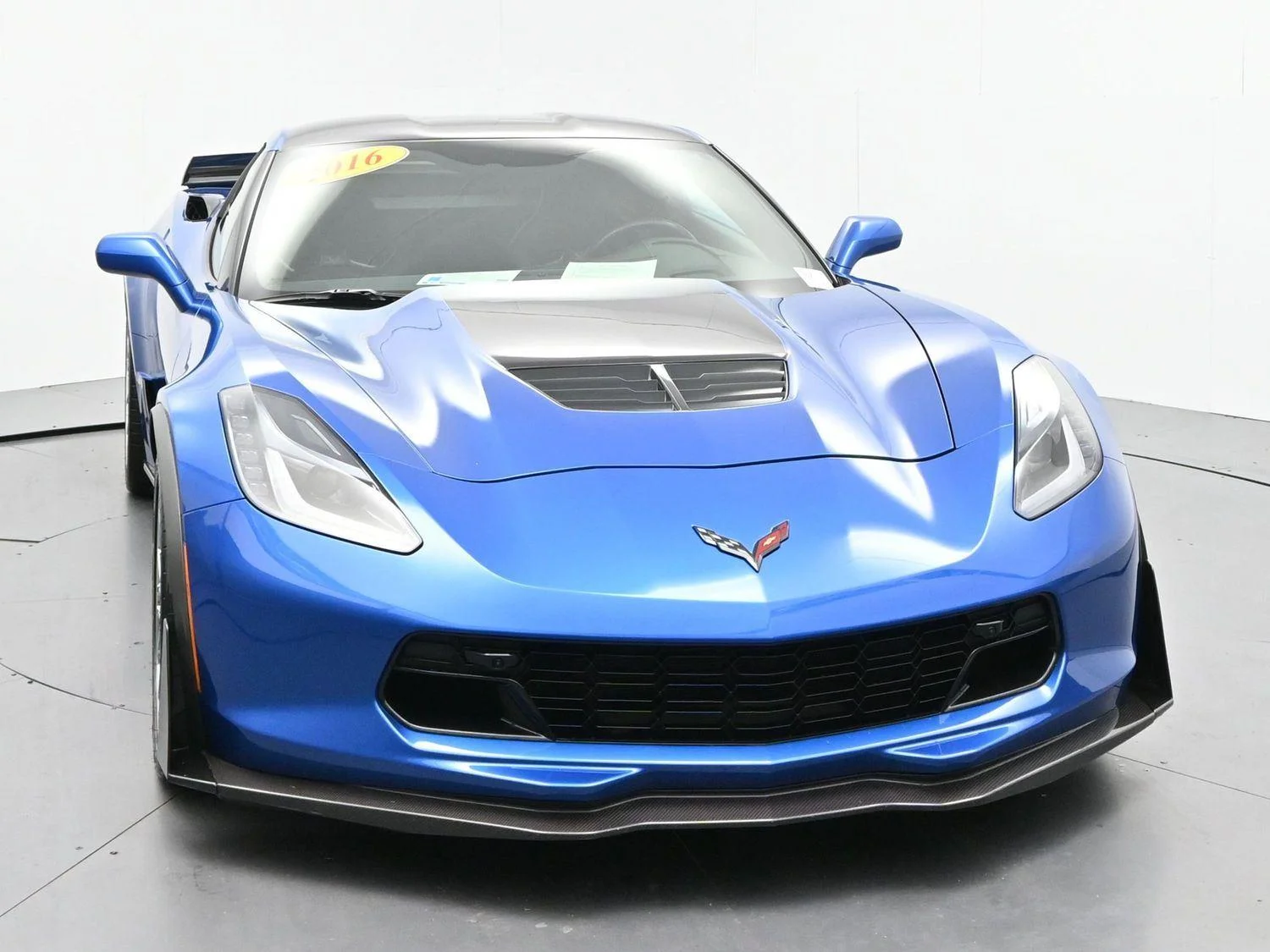 Used 2016 LAGUNA BLUE METALLIC TINTCOAT Chevrolet Z06 3LZ image 2