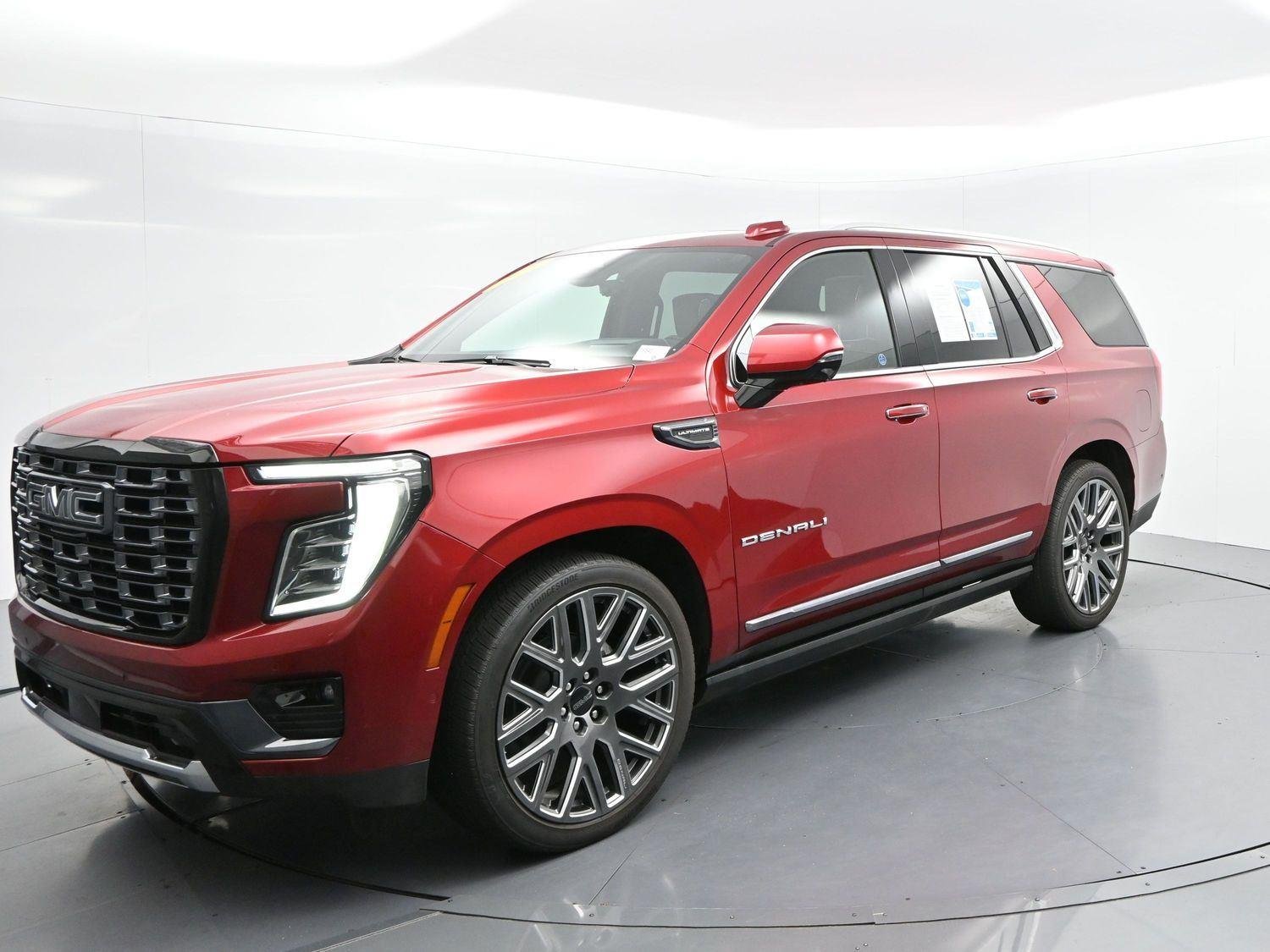 Used 2025 Volcanic Red Tintcoat GMC Denali Ultimate image 3