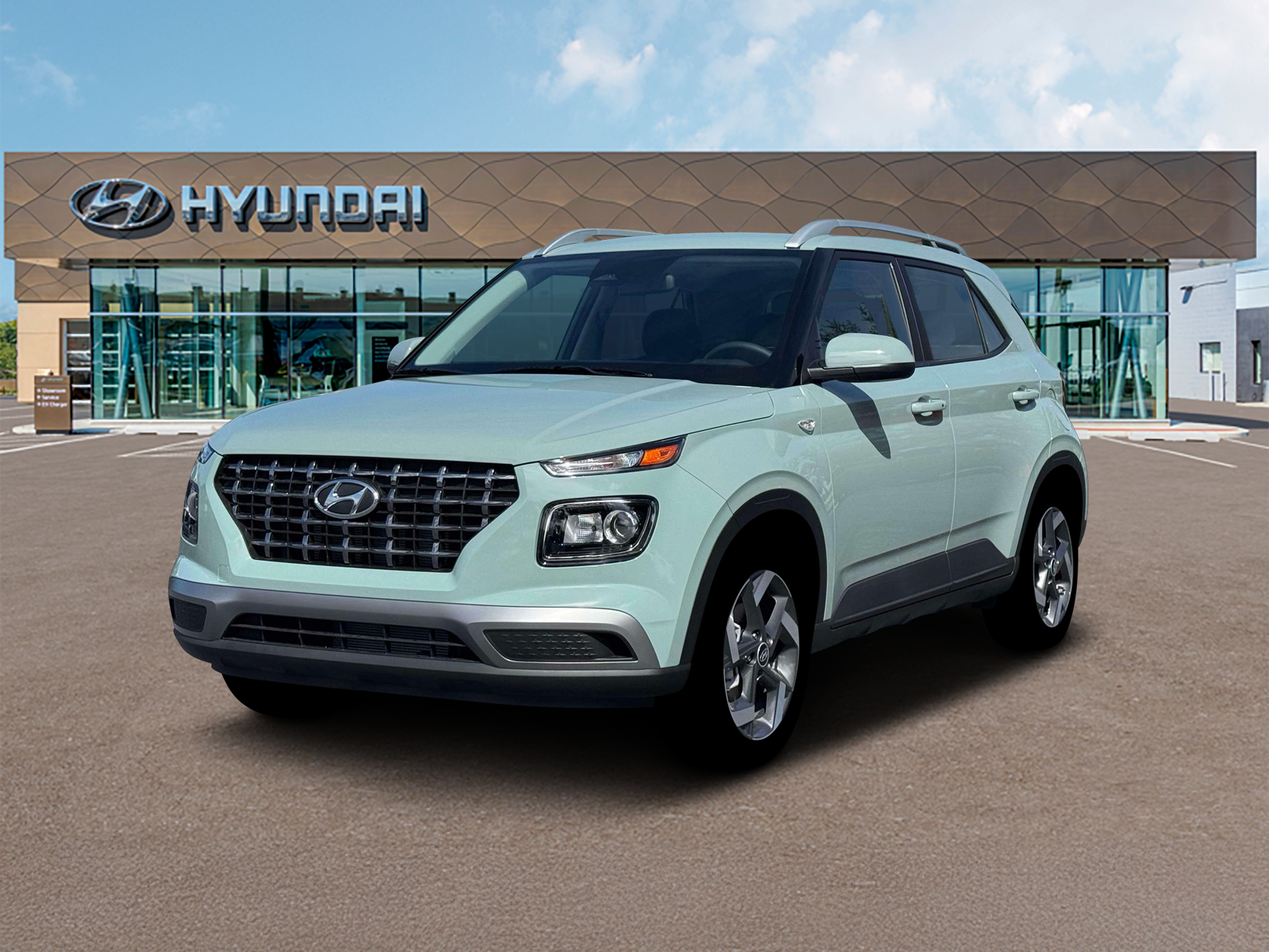 New 2026 Green Hyundai SEL image 1
