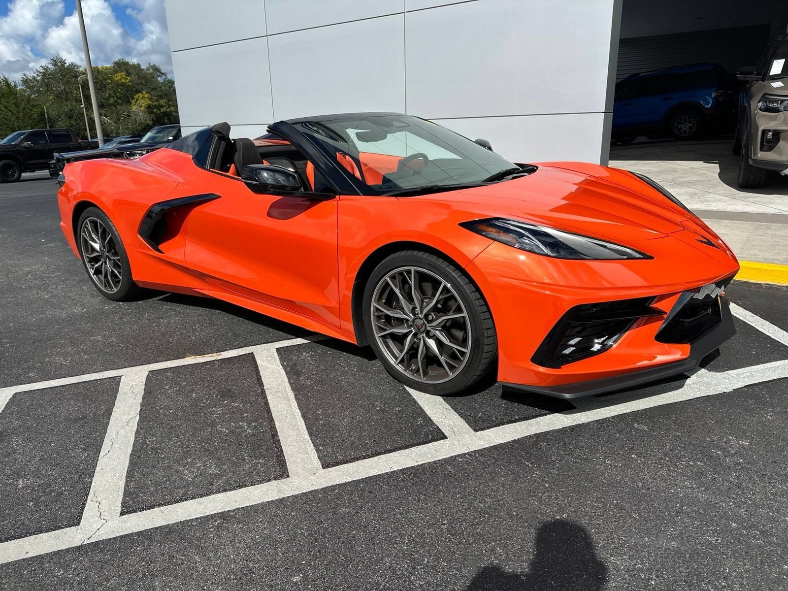 Used 2025 Sebring Orange Tintcoat Chevrolet Stingray image 1