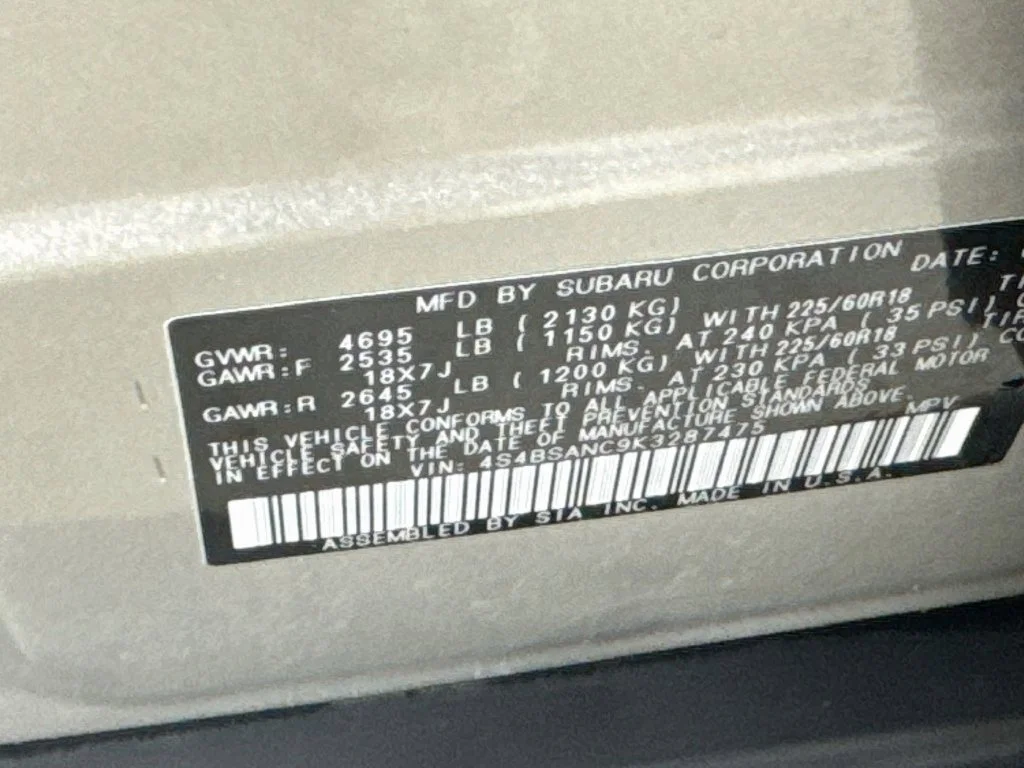 Used 2019 Tungsten Metallic Subaru 2.5i image 44