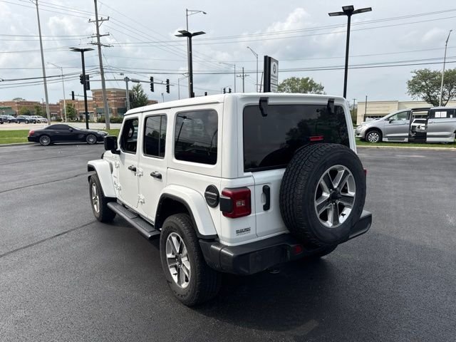 Certified Used 2022 White Jeep Unlimited Sahara image 3