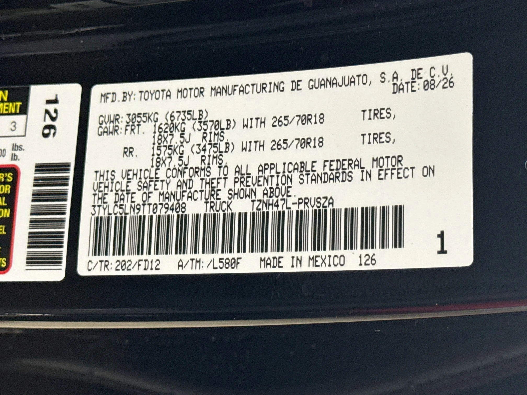 New 2026 Black Toyota TRD Off-Road i-FORCE MAX image 32