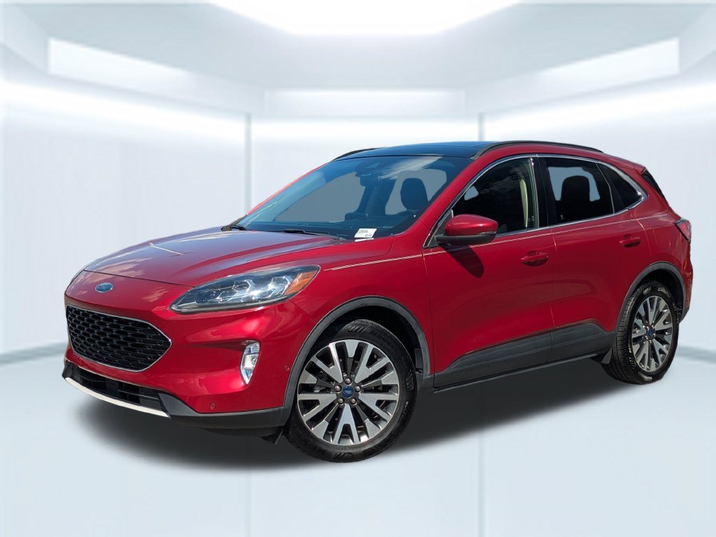 Used 2020 Red Ford Titanium image 1