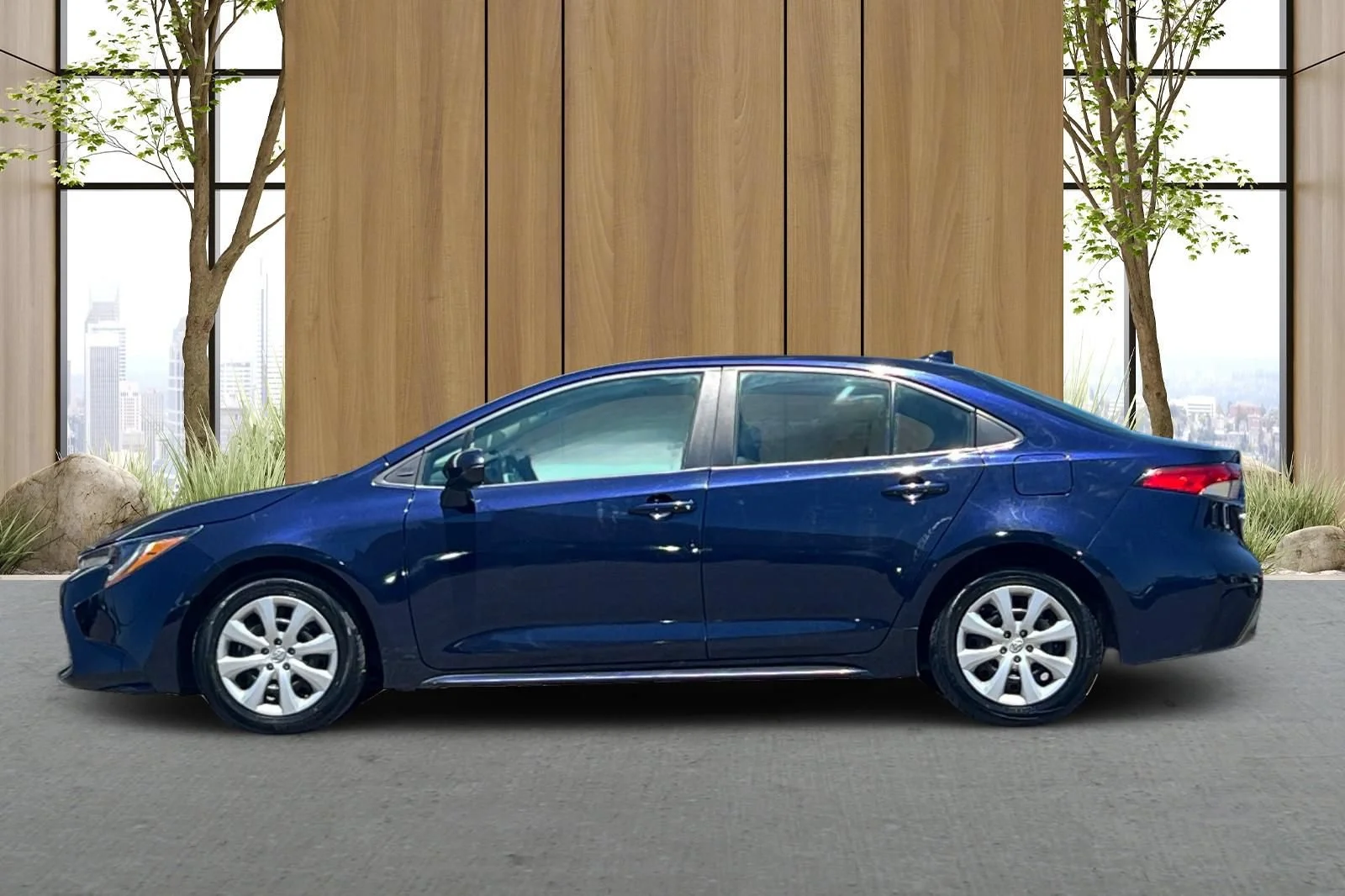 Used 2024 Blue Toyota LE image 7