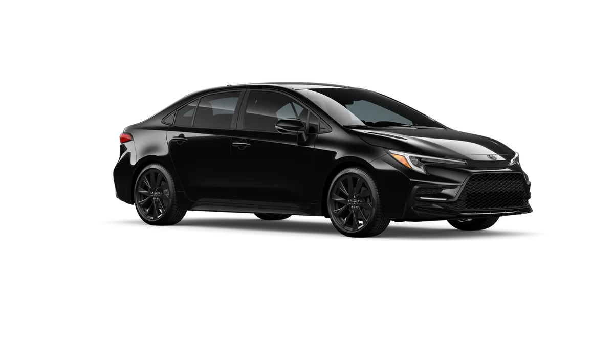 New 2026 Midnight Black Metallic Toyota Hybrid SE image 14
