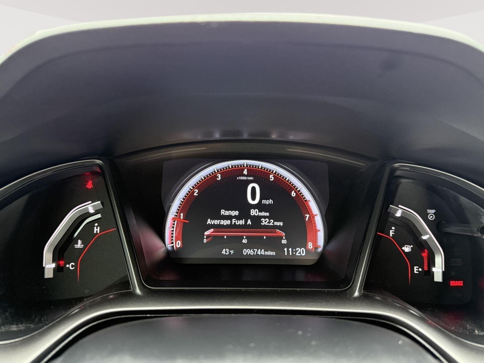 Used 2019 Platinum White Pearl Honda Si w/Summer Tires image 23