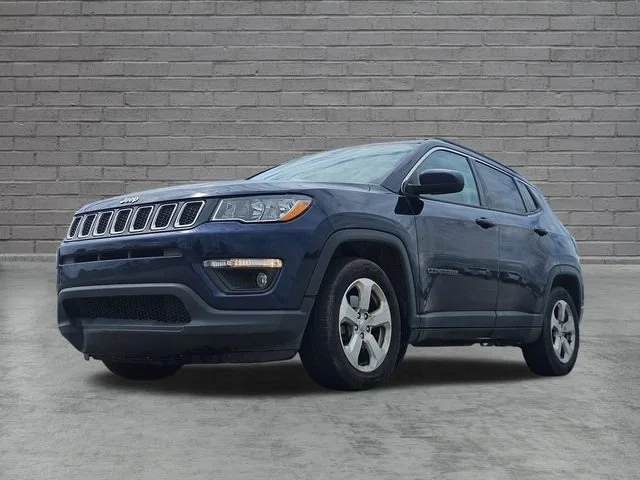 Used 2021 Blue Jeep Latitude image 1