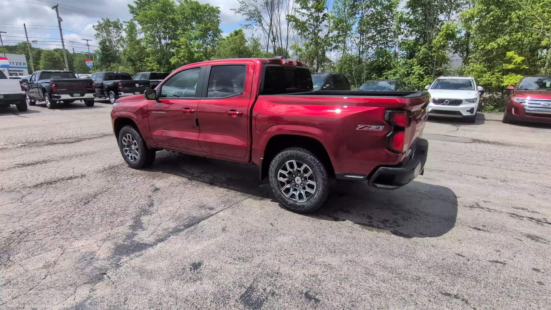 2026 Chevrolet Colorado Z71 Red at Spitzer Autoworld Chevy Buick GMC Cadillac