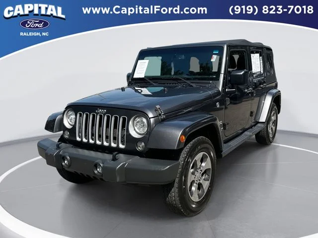 Used 2017 Gray Jeep Unlimited Sahara image 1