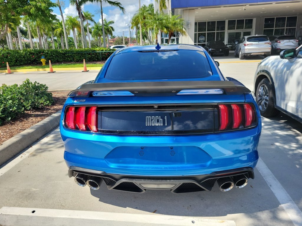 Used 2021 Blue Ford Mach 1 image 8