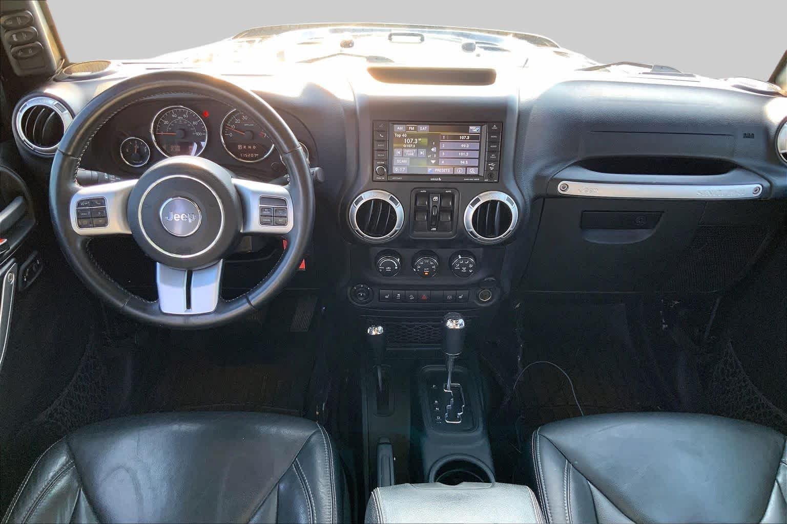 Used 2017 Black Clearcoat Jeep Rubicon Hard Rock image 14
