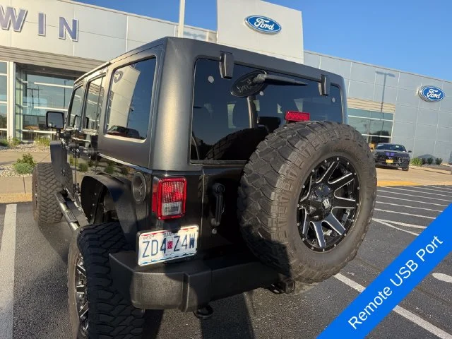 Used 2017 Black Clearcoat Jeep Unlimited Sport image 9