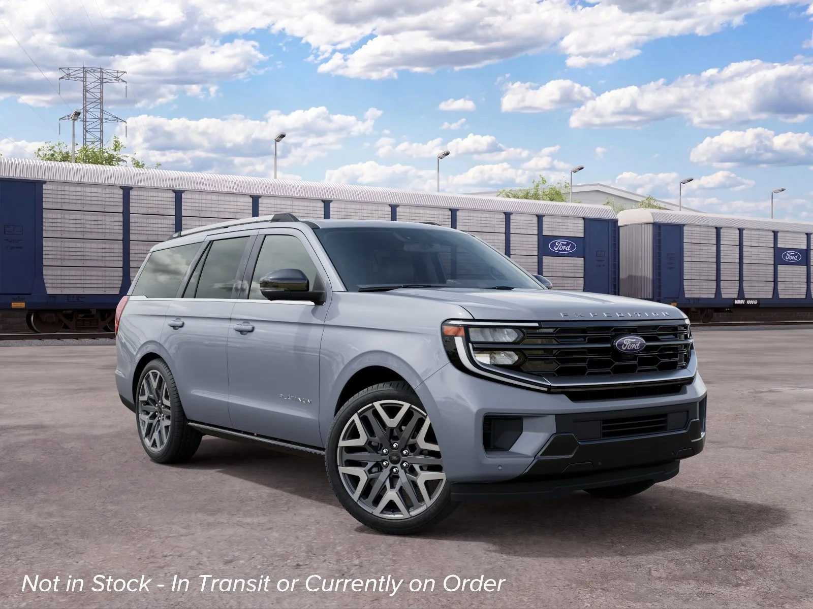 New 2027 Glacier Gray Metallic Tri-Coat Ford Platinum image 4
