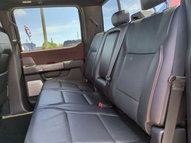 Certified Used 2021 Red Metallic Ford Lariat image 14