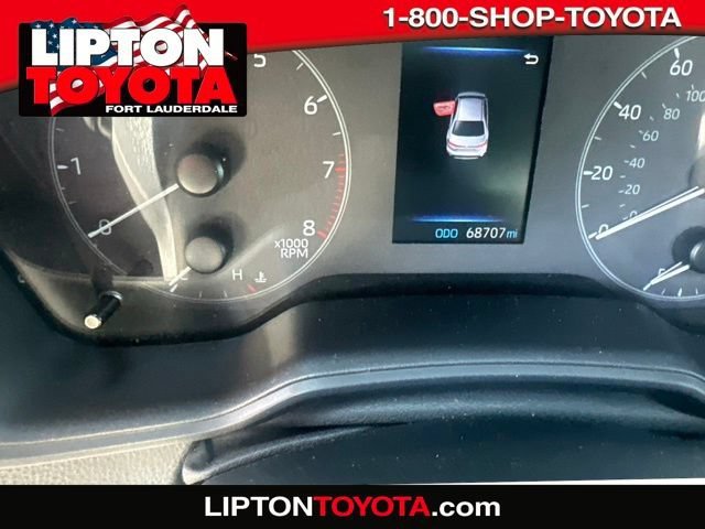 Used 2024 Midnight Black Metallic Toyota SE image 1