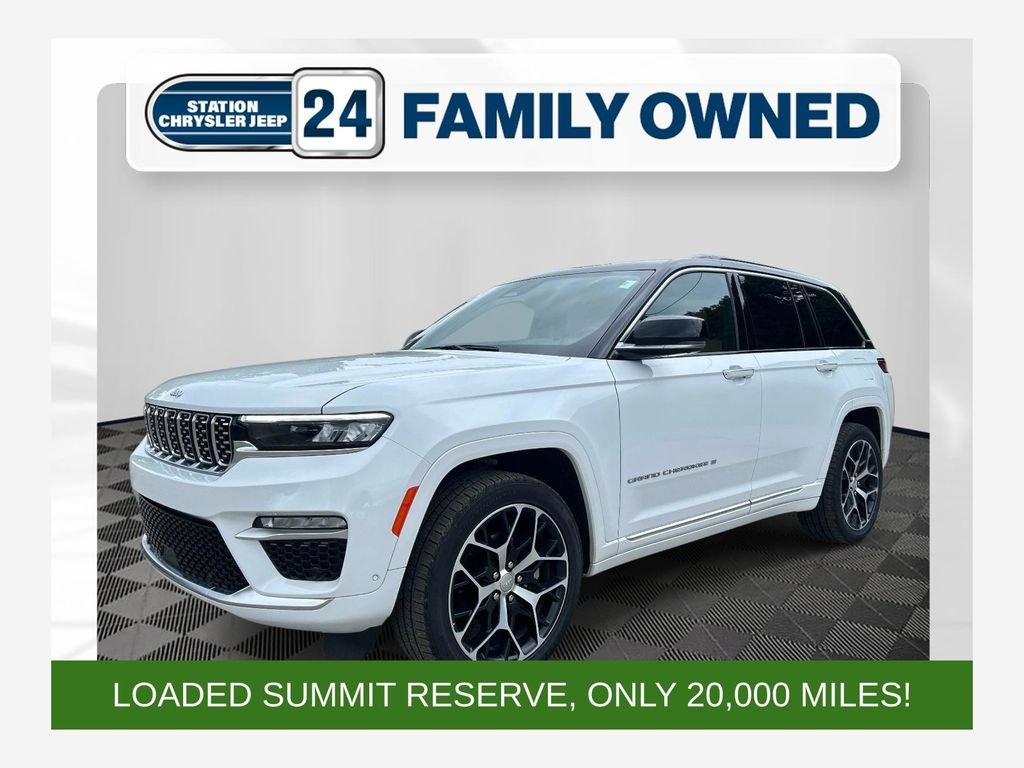Used 2025 White Jeep Summit Reserve image 1