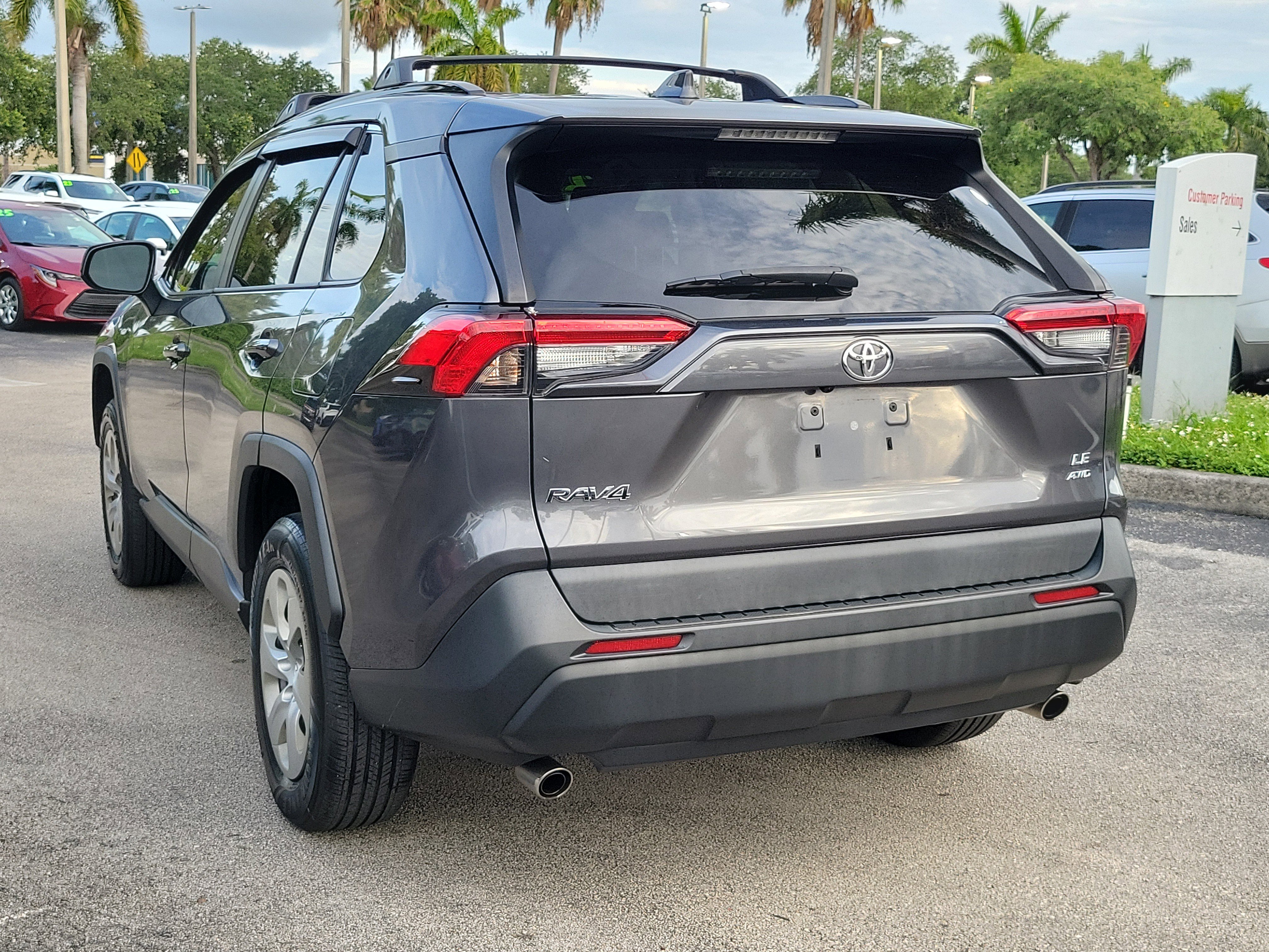 Used 2021 Magnetic Gray Metallic Toyota LE image 6