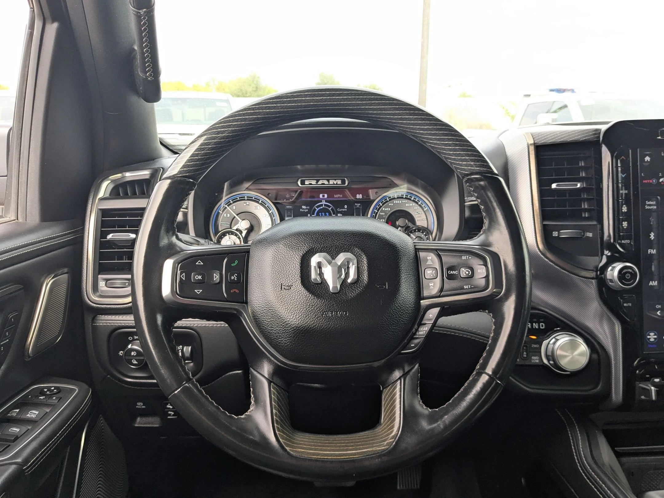 Used 2021 Delmonico Red Pearlcoat Ram Limited image 18