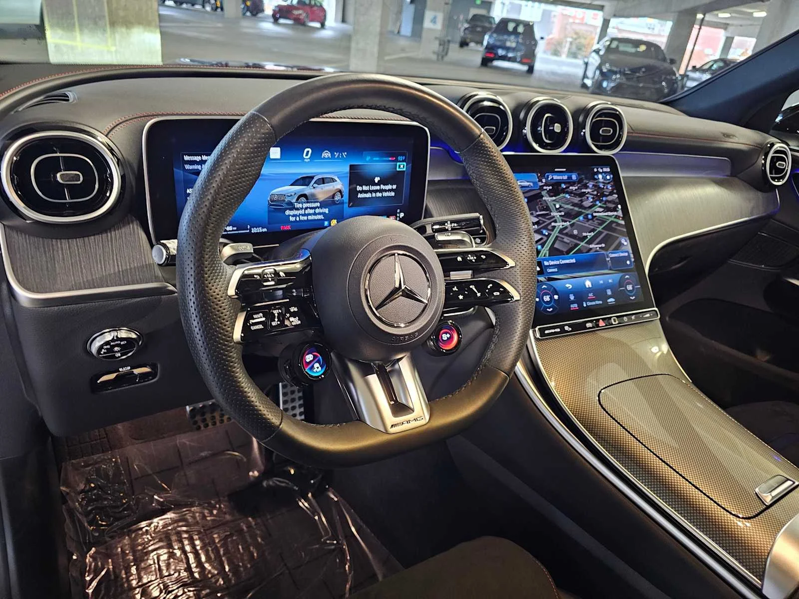 Used 2024 Obsidian Black Metallic Mercedes-Benz AMG® GLC 43 image 2