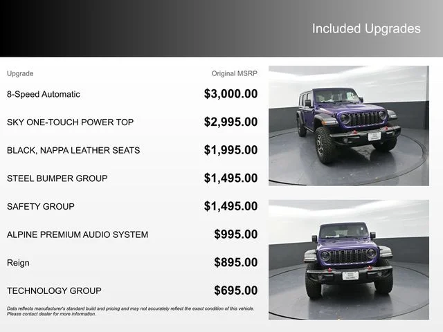 Used 2026 Purple Jeep Rubicon image 4