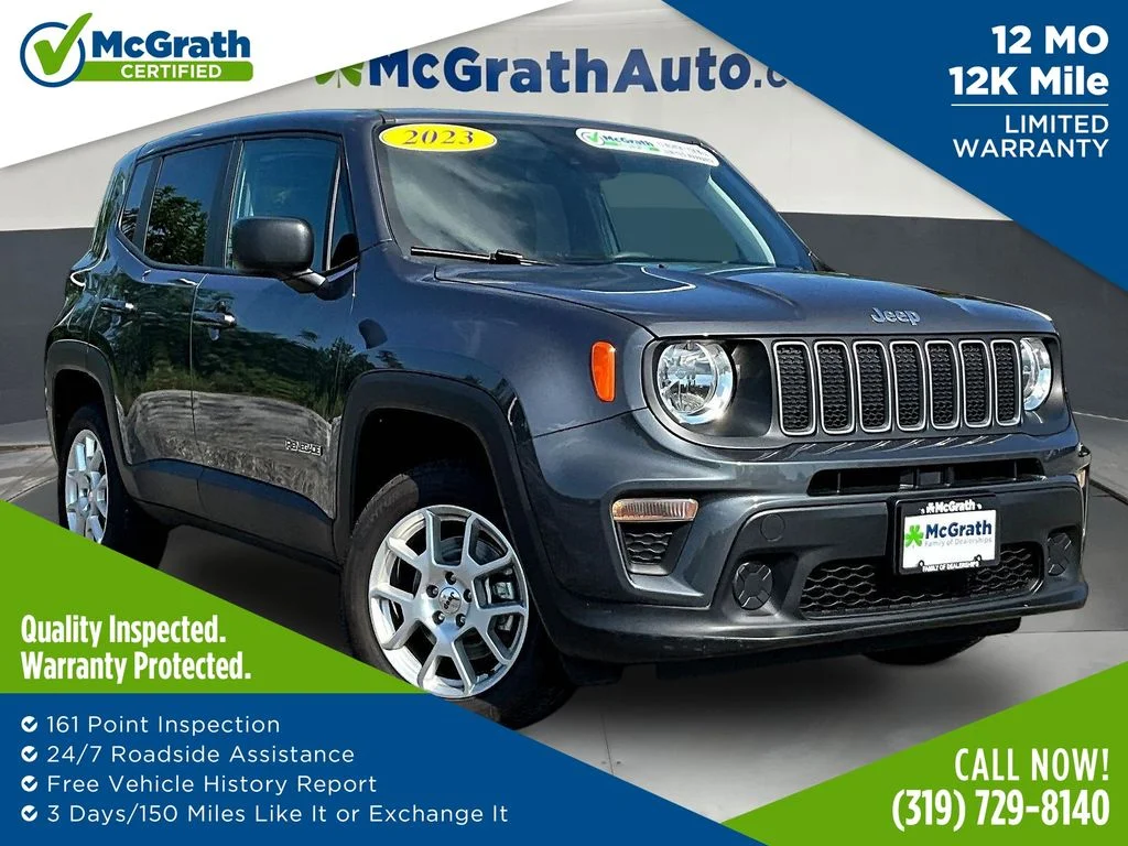 Used 2023 Gray Jeep Latitude image 1