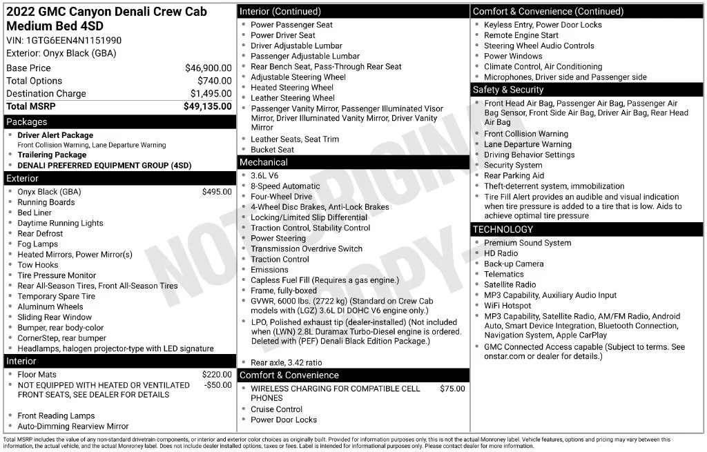 Used 2022 Black GMC Denali image 39