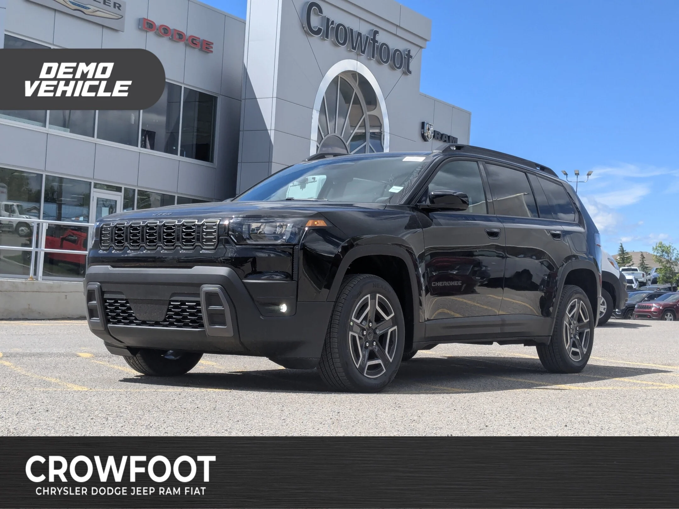 New 2026 Black Jeep Laredo - - Hybrid - Adaptive Cruise - 12.3 Display - Heated Seats/Wheel - Remote Start & More! image 1