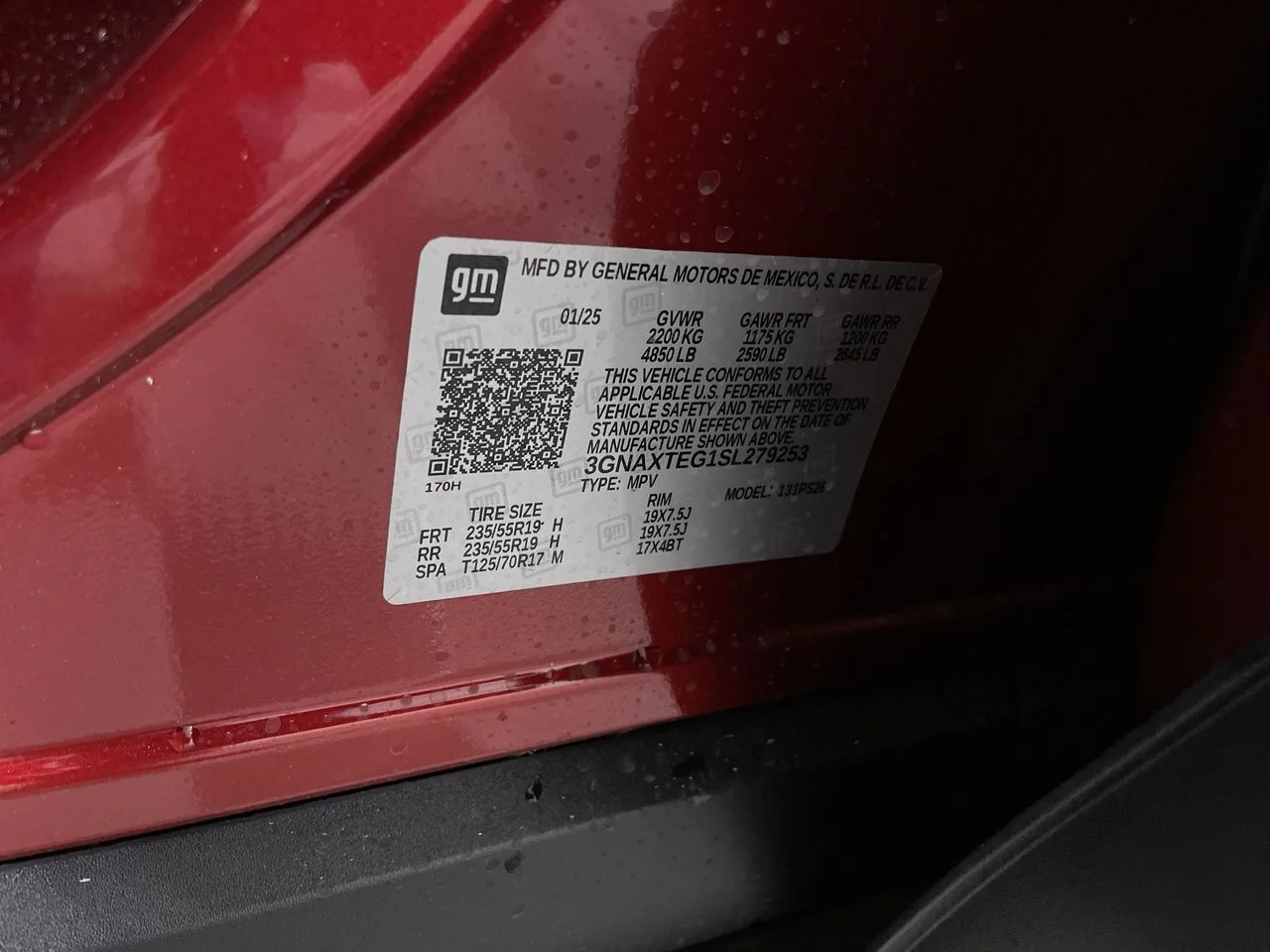 2025 Chevrolet Equinox RS - Photo 124
