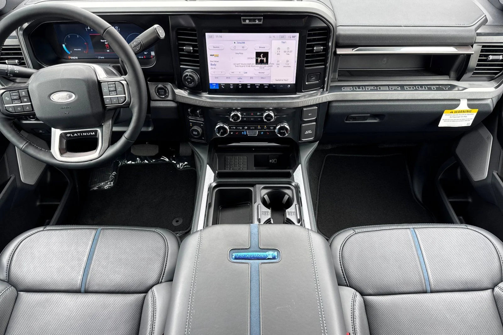 New 2026 Glacier Gray Metallic Tri-Coat Ford F-350® Platinum® image 16