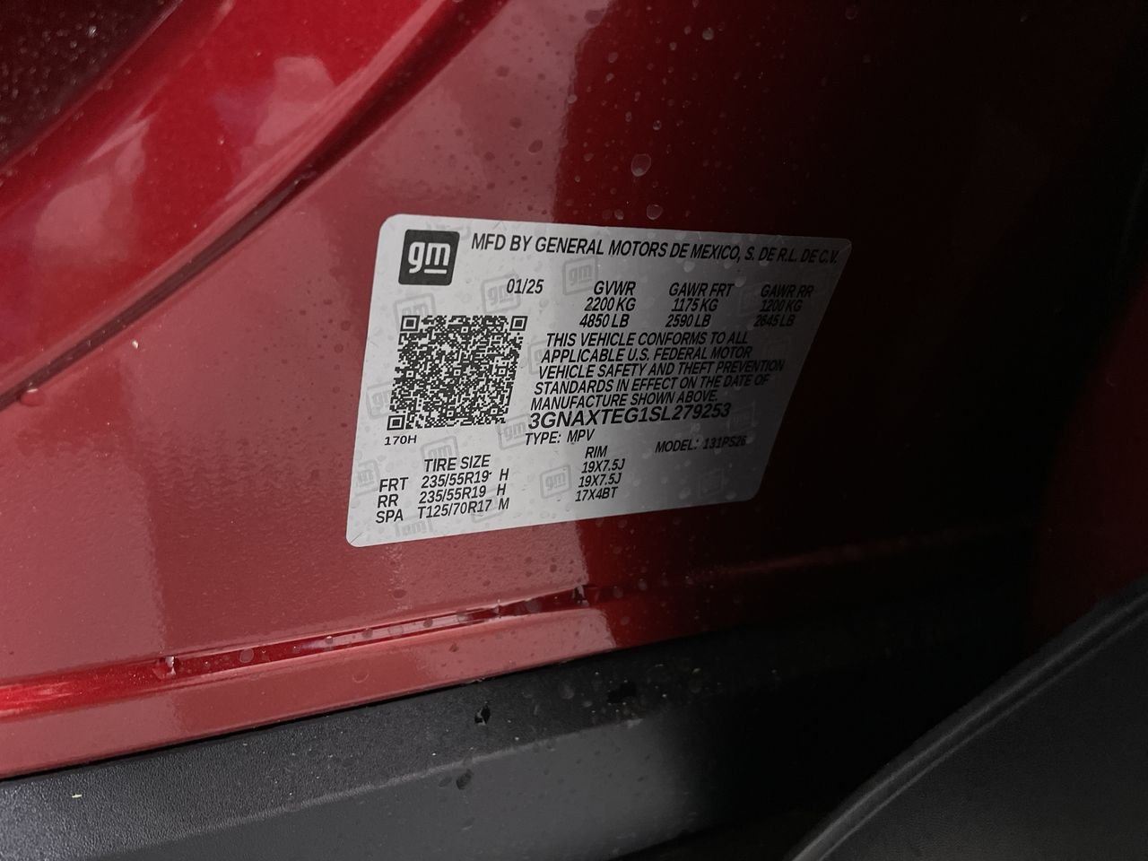 2025 Chevrolet Equinox RS - Photo 124