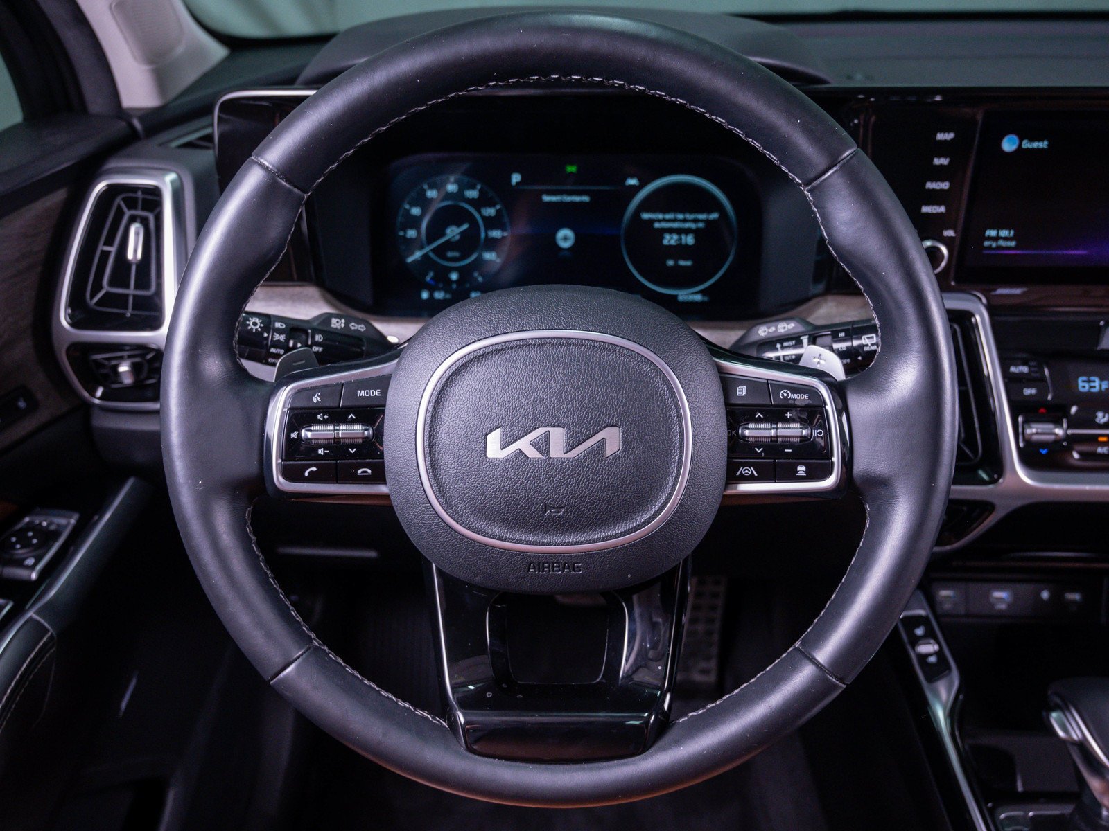 Used 2022 Aruba Green Kia X-Line SX Prestige image 16