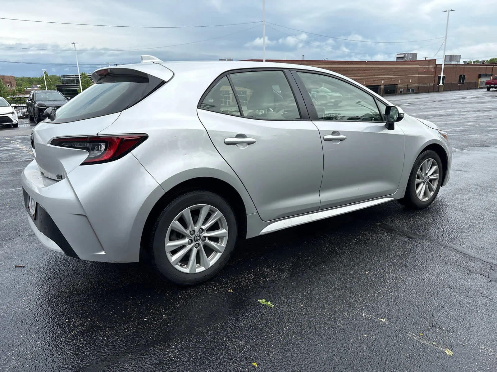 Used 2023 Classic Silver Metallic Toyota SE image 8