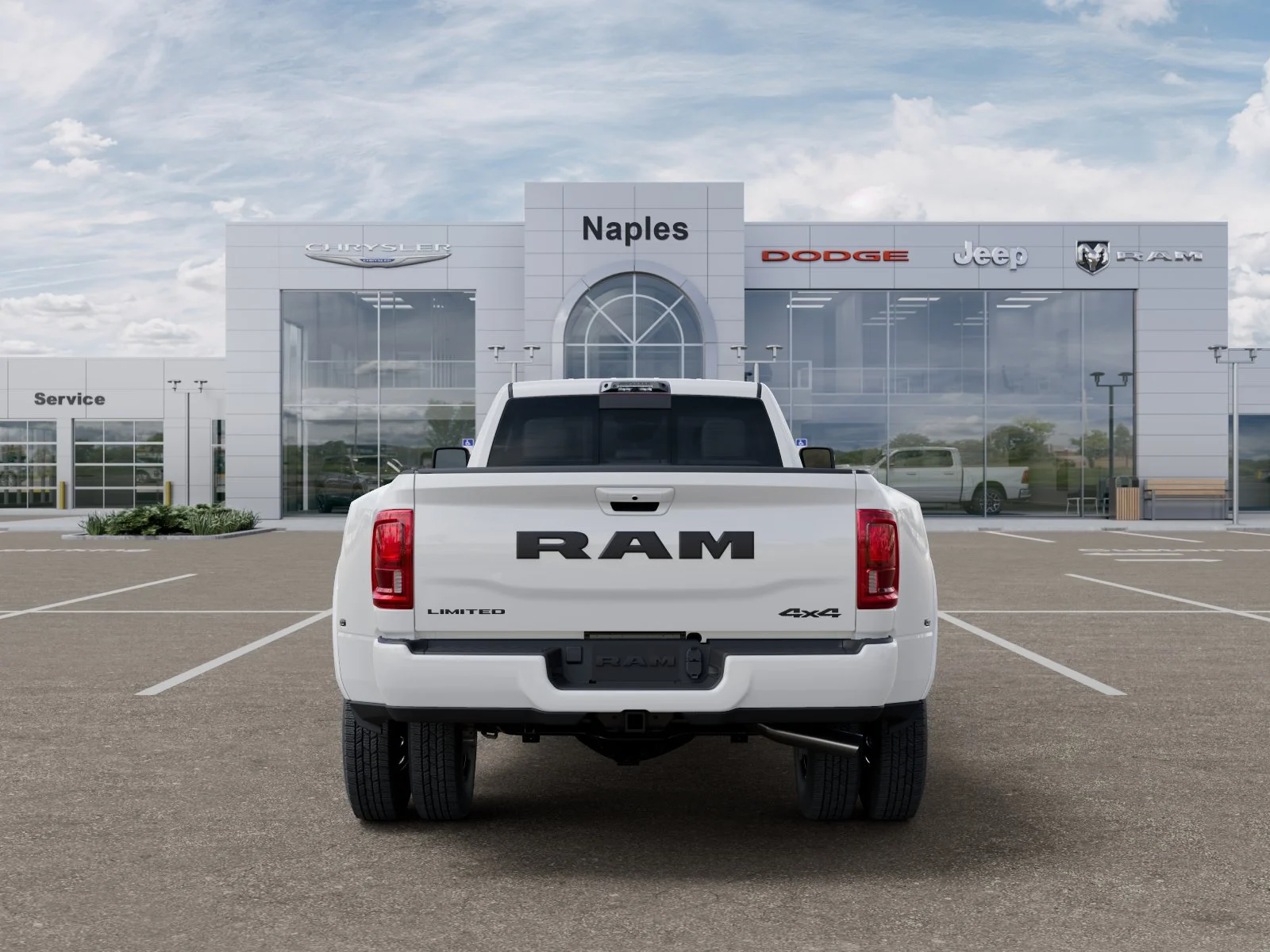 New 2026 Bright White Clearcoat RAM Limited image 7