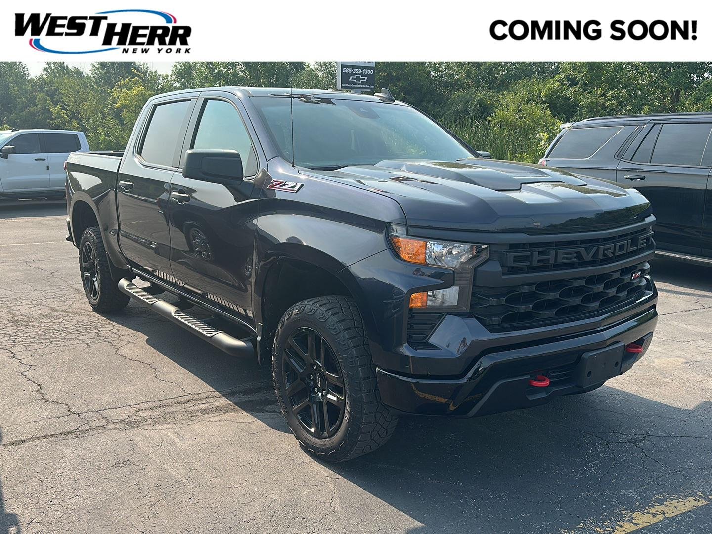 Used 2024 Dark Ash Metallic Chevrolet Custom Trail Boss image 1