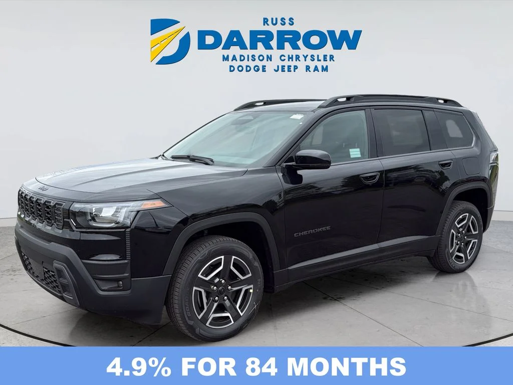 New 2026 Diamond Black Crystal Pearl-Coat Exterior Paint Jeep Limited image 1
