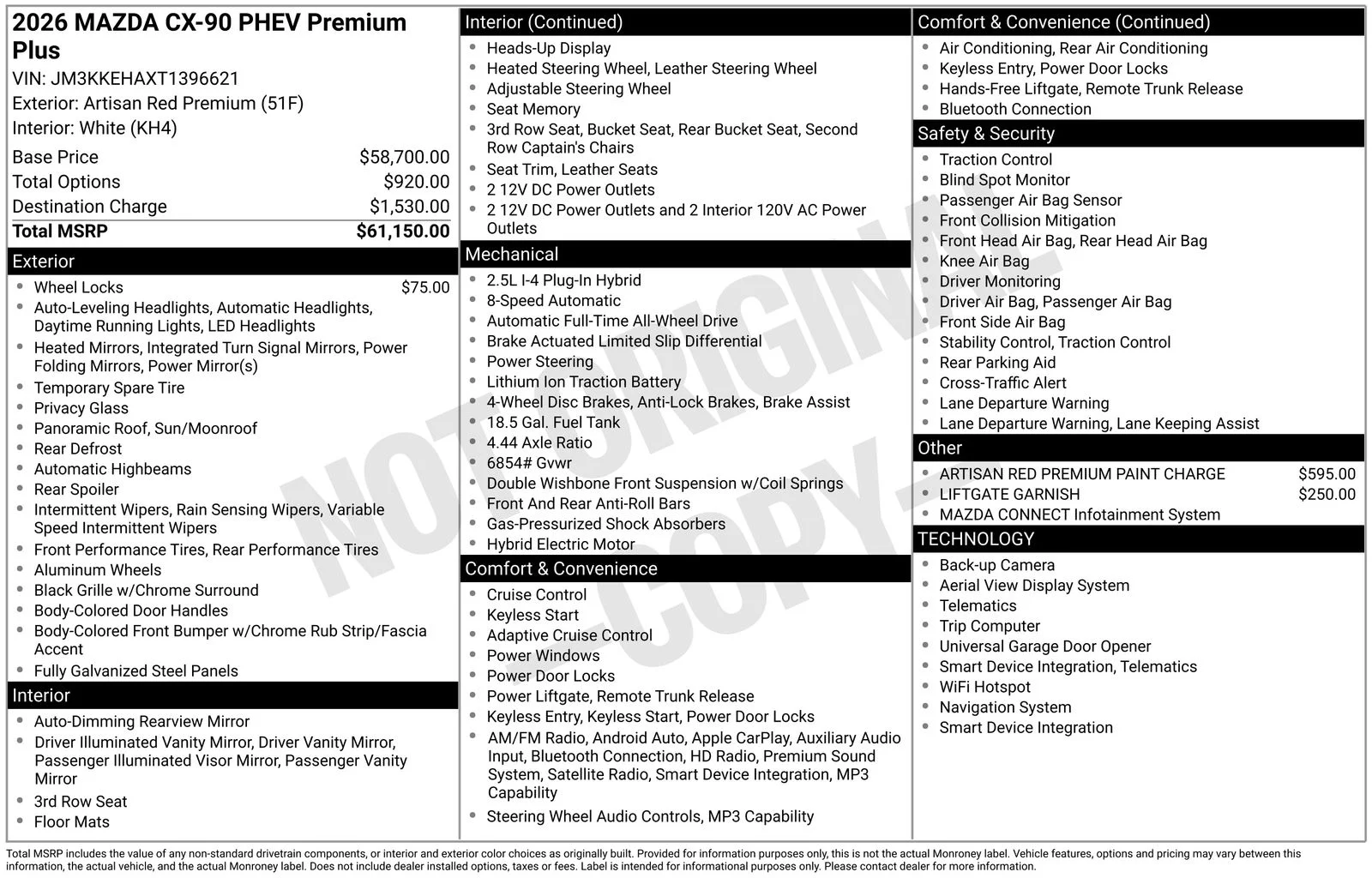 New 2026 Artisan Red Premium Mazda Premium Plus image 4