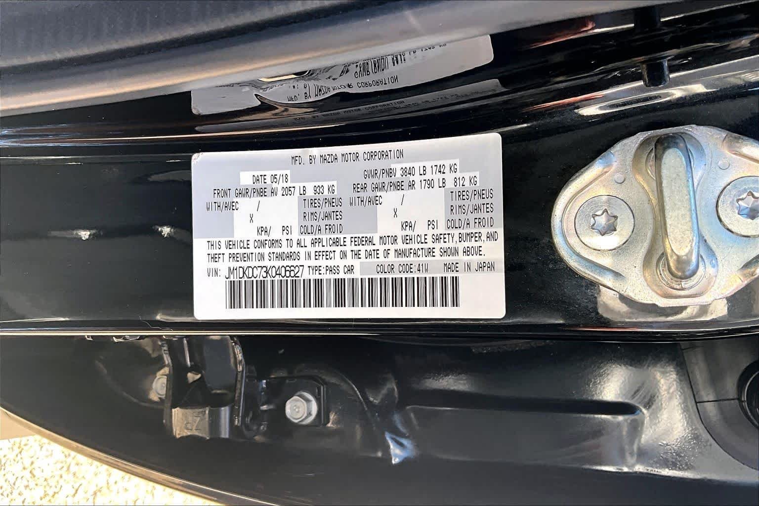 Used 2019 Jet Black Mica Mazda Touring image 36