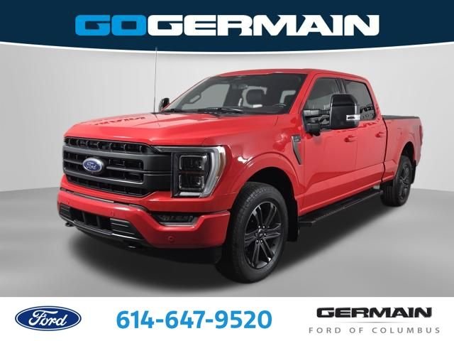 Certified Used 2023 Race Red Ford Lariat image 1