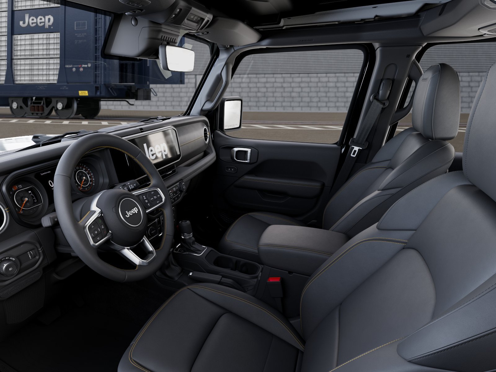 New 2026 Black Clear-Coat Exterior Paint Jeep Sahara image 48
