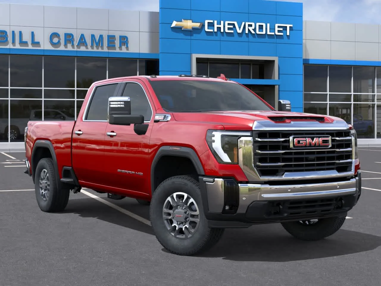 New 2026 Volcanic Red Tintcoat GMC SLT image 7