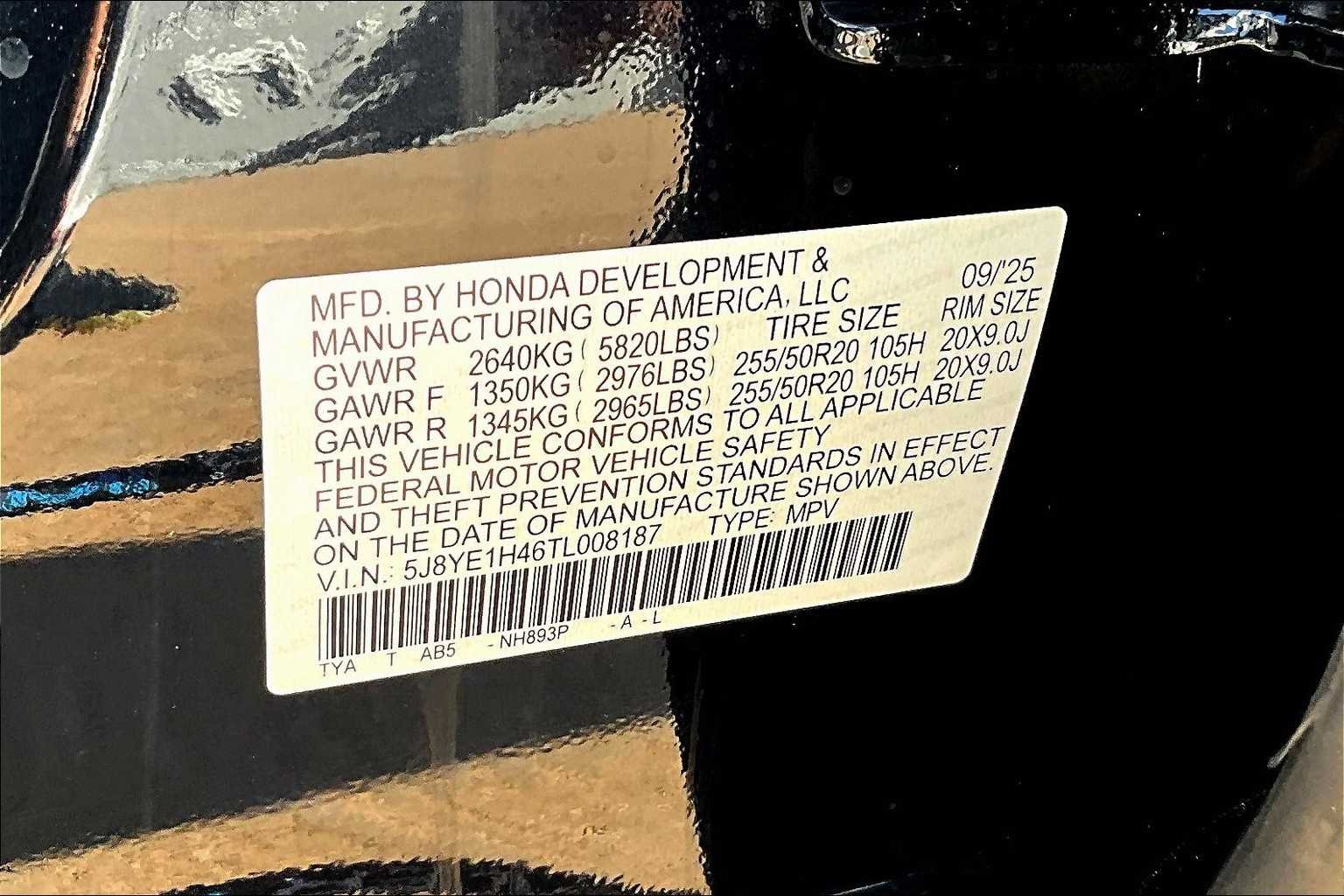 Certified Used 2026 Majestic Black Pearl Acura w/Technology Package image 15