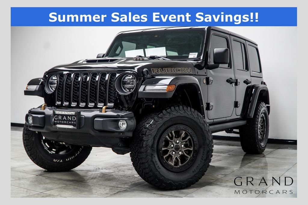Used 2021 Black Jeep Unlimited Rubicon 392 image 1